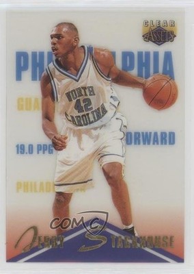 1996 Clear Assets Jerry Stackhouse #6 uk2