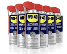 6X WD-40 Specialist Dry Lube w/ PTFE Dirt Dust Corrosion Resistant  10 Oz