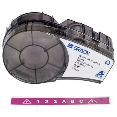BRADY M21-375-595-PL Label Tape Cartridge,Permanent Printer 20XW84