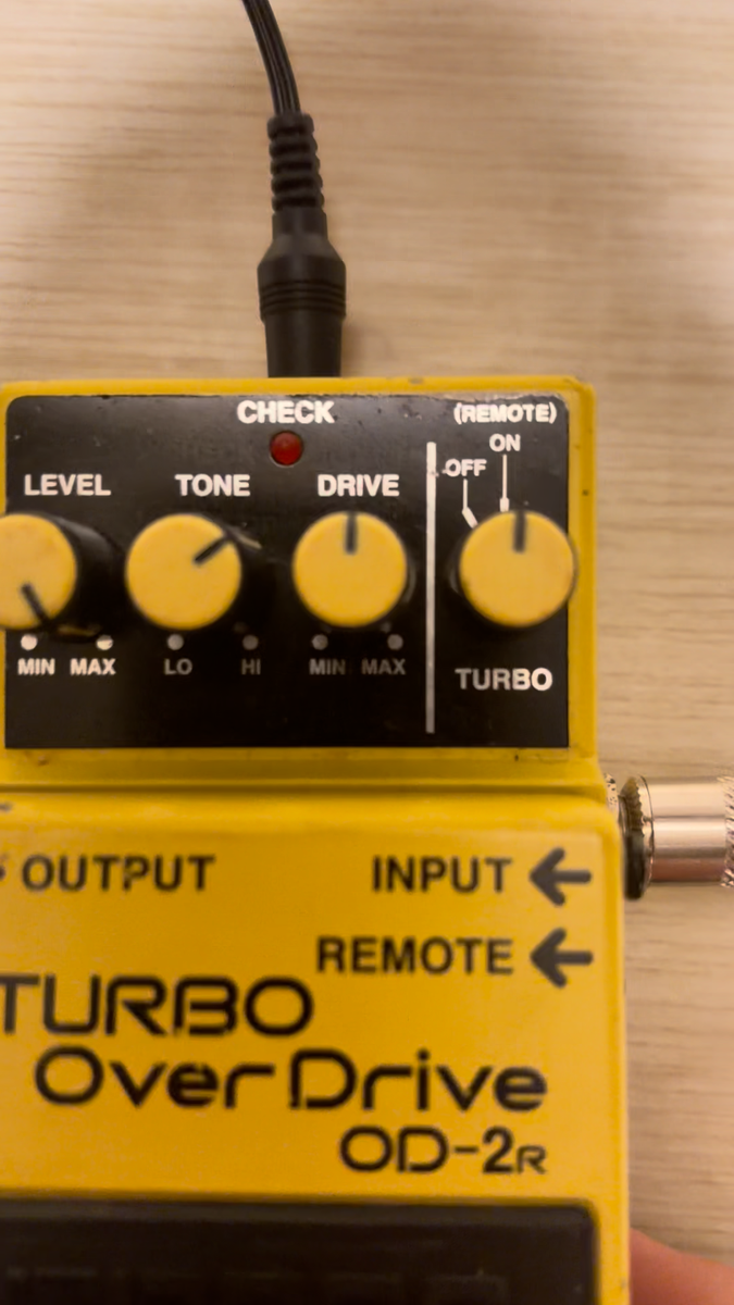 BOSS OD-2R TURBO OverDrive Guitar Effects Pedal Made in Taiwan
