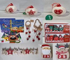 Christmas, Wooden, Train, Santa, Books, Reindeer, Stars, Ceramic Baubles, Krebs