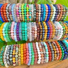 5-piece set 6-piece set 10-piece random color set natural crystal bead bracelet