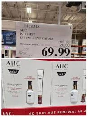 NEW AHC PRO SHOT COLLA - JUVENATION INTRA SERUM AND + EYE CREAM (1.35 OZ + 1 OZ)