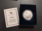 2012-W American Silver Eagle Dollar 1 Oz Proof Coin OGP And COA, West Point