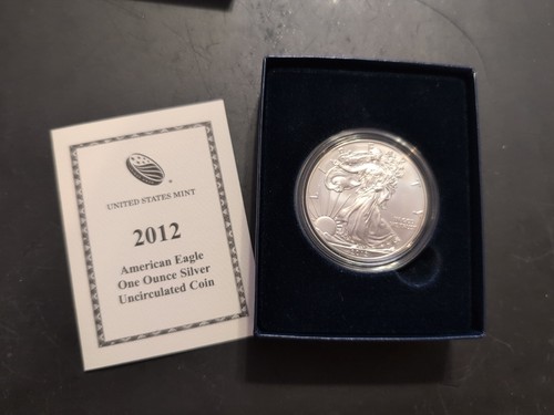 2012-W American Silver Eagle Dollar 1 Oz Proof Coin OGP And COA, West ...