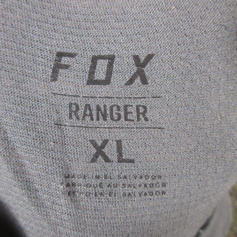 Fox Racing Ranger T Shirt Men's L* Gray Tech Performance Short Sleeve Tee - Image 3 of 4