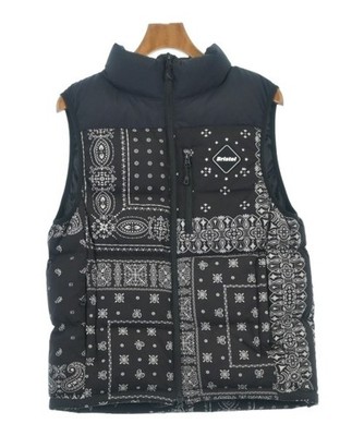 F.C.R.B Down Jackets / Down Vests BlackxWhite(Paisley) S 2200701127022