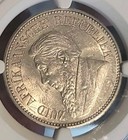 South Africa 1897 2 1/2 Shillings Rare High Grade Luster Fields/Sharp NGC60PQ LC — photo 5
