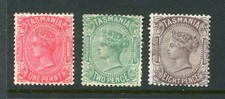 Tasmania #60-62 Victoria Complete Set [Mint Hinged] 