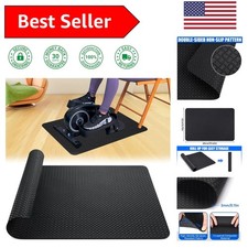 Non-Slip Mat for Under Desk Ellipticals - Floor Protection Guaranteed