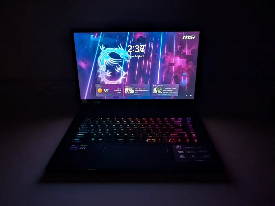 MSI Stealth GS66 12UG — i9-12900H • 32GB RAM • 2TB SSD • RTX 3070 Ti • FHD@360Hz - Image 2 of 4