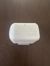 Apple 12W USB Power Adapter for iPad iPhone Type a Wall Charger A2167
