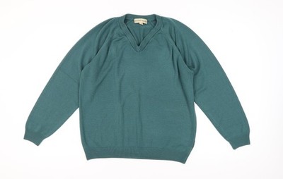 Country Trader Herren Grün M V-Ausschnitt Pullover Pulli
