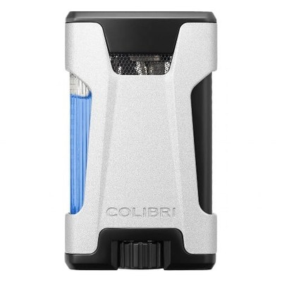Feuerzeug Jet 2-fach COLIBRI Rebel II silber