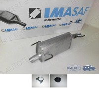 Imasaf ESD Auspuff Endtopf + Anbauteile für Opel Meriva 1.7 Cdti 74/92KW 2003-