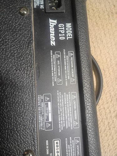 Ibanez Amplificatore Chitarra GTP10 Amp Per Ricambi/Riparazione - Foto 8 di 12