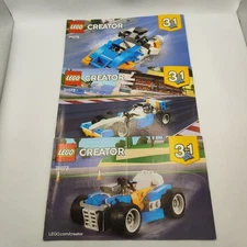 LEGO® 31072 Creator 3 In 1 Extreme Engines Instruction Manuals ONLY Booklets Set