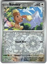 Buneary 083/131 Common Prismatic Evolutions Pokemon Reverse Holo NM/M