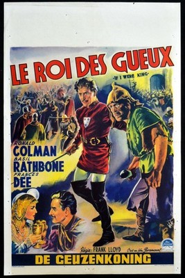 IF I WERE KING 1938 Ronald Colman, Frances Dee, Basil Rathbone BELGIAN POSTER
