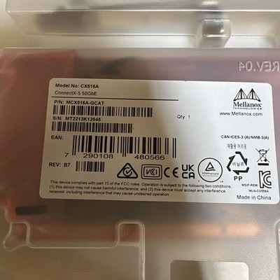 [ I ] Mellanox MCX516A-GCAT CX516A ConnectX 5 EN 2Port 50GbE Network Card