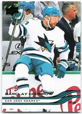 2025-26 Upper Deck Series 1 Holiday SP Green Foil #138 Barclay Goodrow San Jose