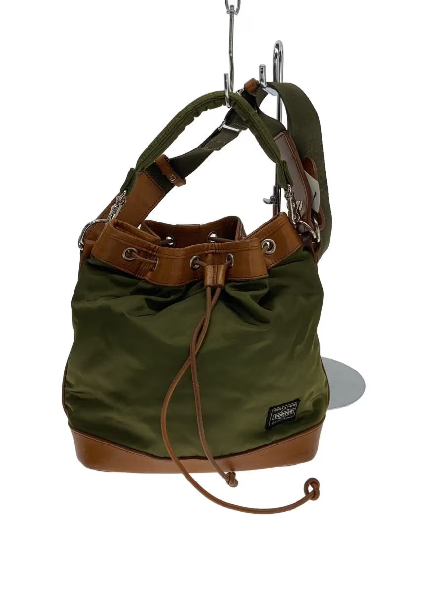 PORTER STRING DRAWSTRING BAG Shoulder Bag KHK 381… - image 1