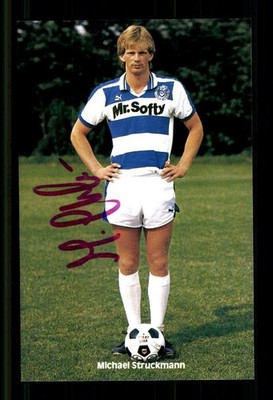 Michael Struckmann Autogrammkarte MSV Duisburg 1984-85 Original Signiert