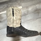 Dan Post DP2805 Men's Western Boots Size 9 Black Leather Rubber Sole — photo 8