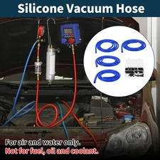 5Ft 4/6/8/12mm ID 2.5mm Thickness Silicone Vacuum Hose for Air Blue