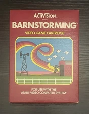 Activision Barnstorming Atari 2600 CIB Box Cartridge Tested Great Condition 