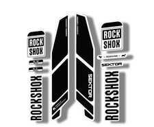 Rock Shox SEKTOR 2015 Fork Decal Mountain Bike Cycling Sticker Adhesive Black