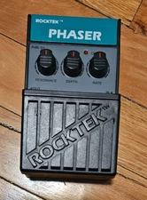 Rocktek phaser phase shifter with box working PHR-01 guitar pedal