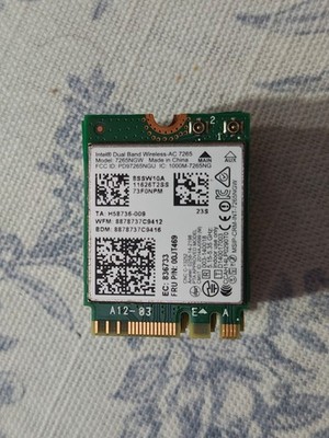 LOT OF 10!  INTEL 7265NGW Dual Band Wireless-AC 7265 WiFi Card