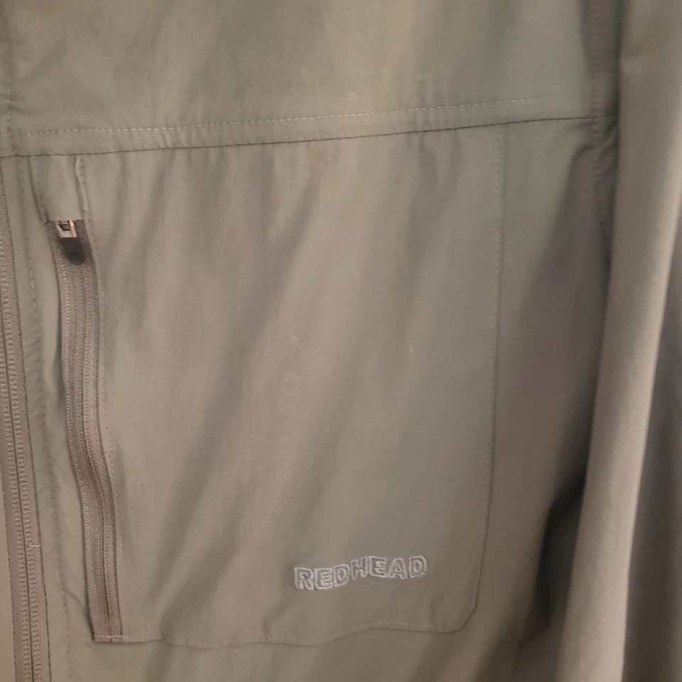 Chaqueta ligera de manga larga con cremallera Red Head Company para hombre M caqui verdoso Foto 3 de 4