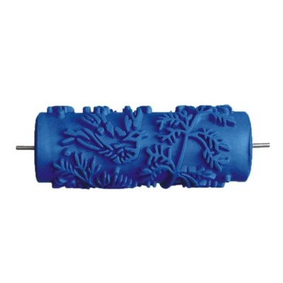 Texture Roller 5Inch Rubber Patterned Paint Roller Suitable For Paint Tasks