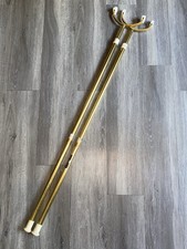 2 Allen R ARCO Brass Shuffleboard Tournament Cue Sticks U Shaped