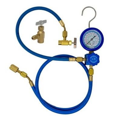  Complete R290 and R600A Charging Manifold Hose LeakSaver_R290R600AHoseGauge