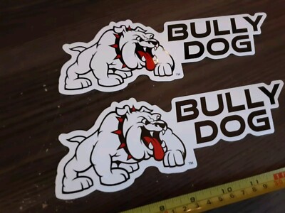 Lot of 2 Bully Dog Computer Programer Diesel LS Stickers Decals Large 6 X 4