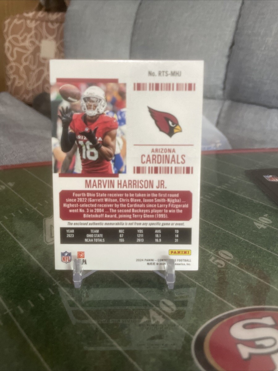 2024 Panini Contenders Rookie Ticket Marvin Harrison Jr. Jersey