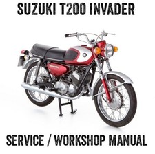 1965-1967 Suzuki T200 Stinger 200cc 200 Repair Workshop Service Manual PDF File