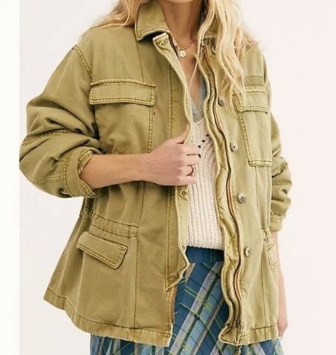 Free People Army Jacket, Wmns Size XS 