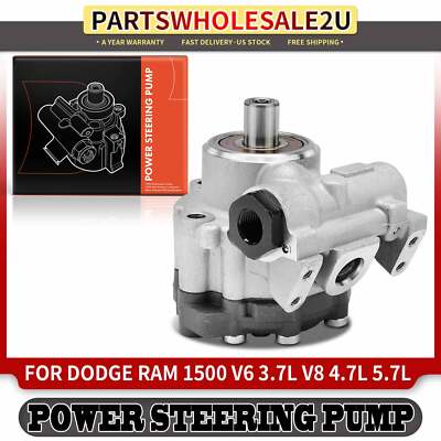 Power Steering Pump for Dodge Ram 1500 2009 2010 55398904AD 201013 w/o Reservoir