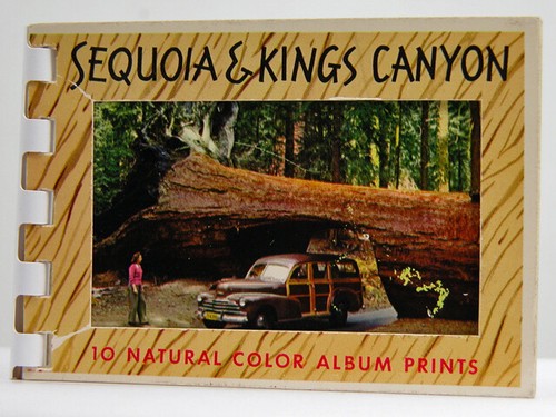 SEQUOIA & KINGS CANYON NATIONAL PARK California Vintage Color Album 
