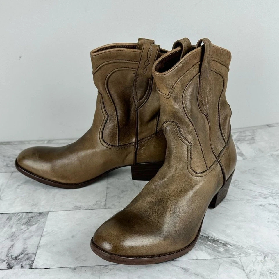 Nuevas botas de cuero I. N. K. Western talla EU 37 Italia Foto 2 de 4