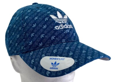 Adidas Originals Running Allover Pattern Strapback Cap Trucker Hat