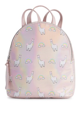T-Shirt & Jeans, Unicorn Llama Mini Backpack | Pink