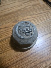 1920s Nash Old Hubcap Hub Cap Threaded Car Grease Center Garage Wheel Cover Vtg