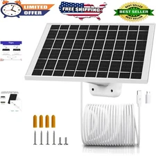Uninterrupted Solar Power Solution for Arlo Essential/XL Cameras with 10ft Cable
