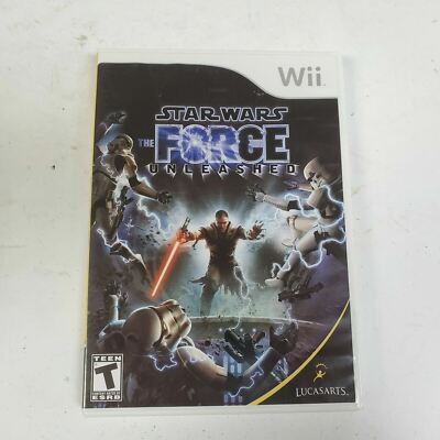 Star Wars: The Force Unleashed (Nintendo Wii, 2008) Complete 