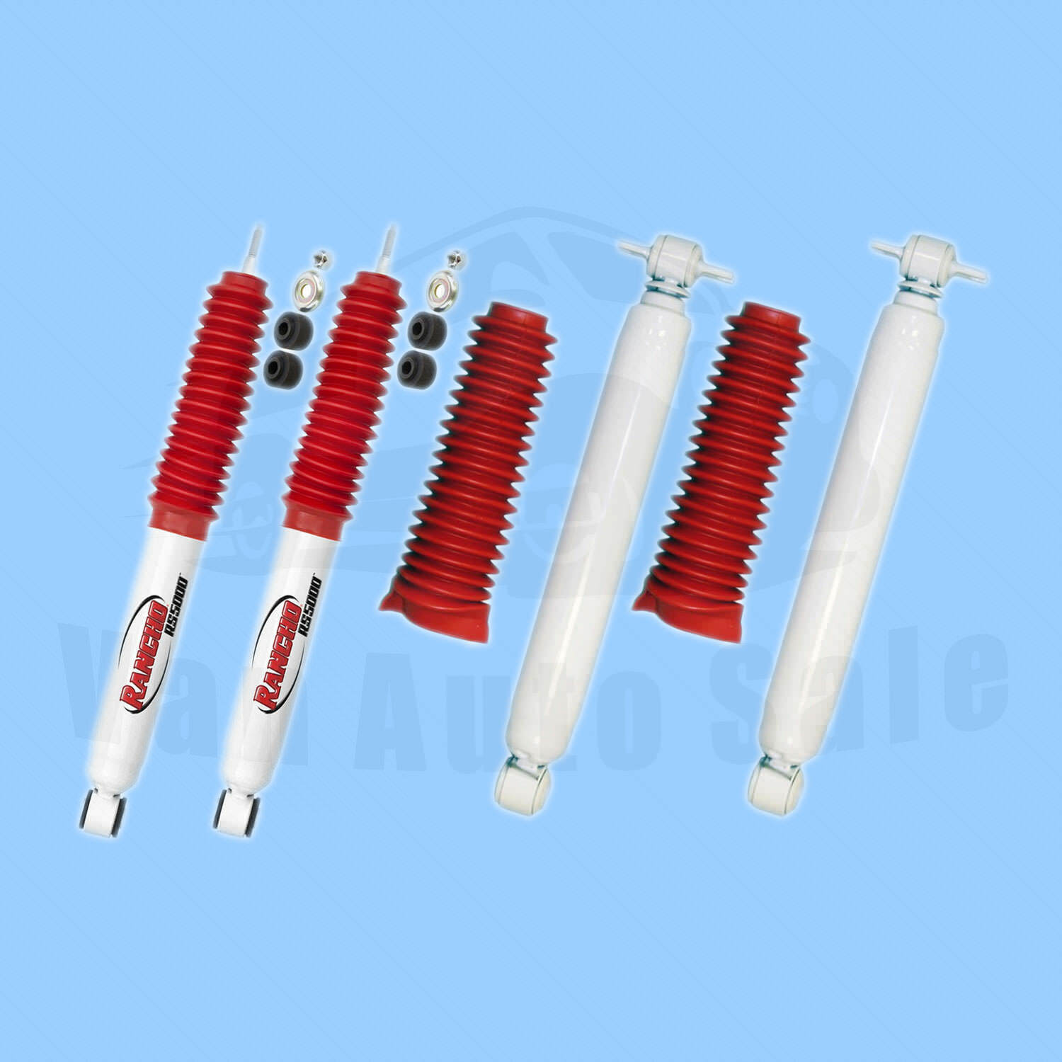 Jeep Rancho Shocks Rear Mount Rancho RS5000X Front&Rear 0-2